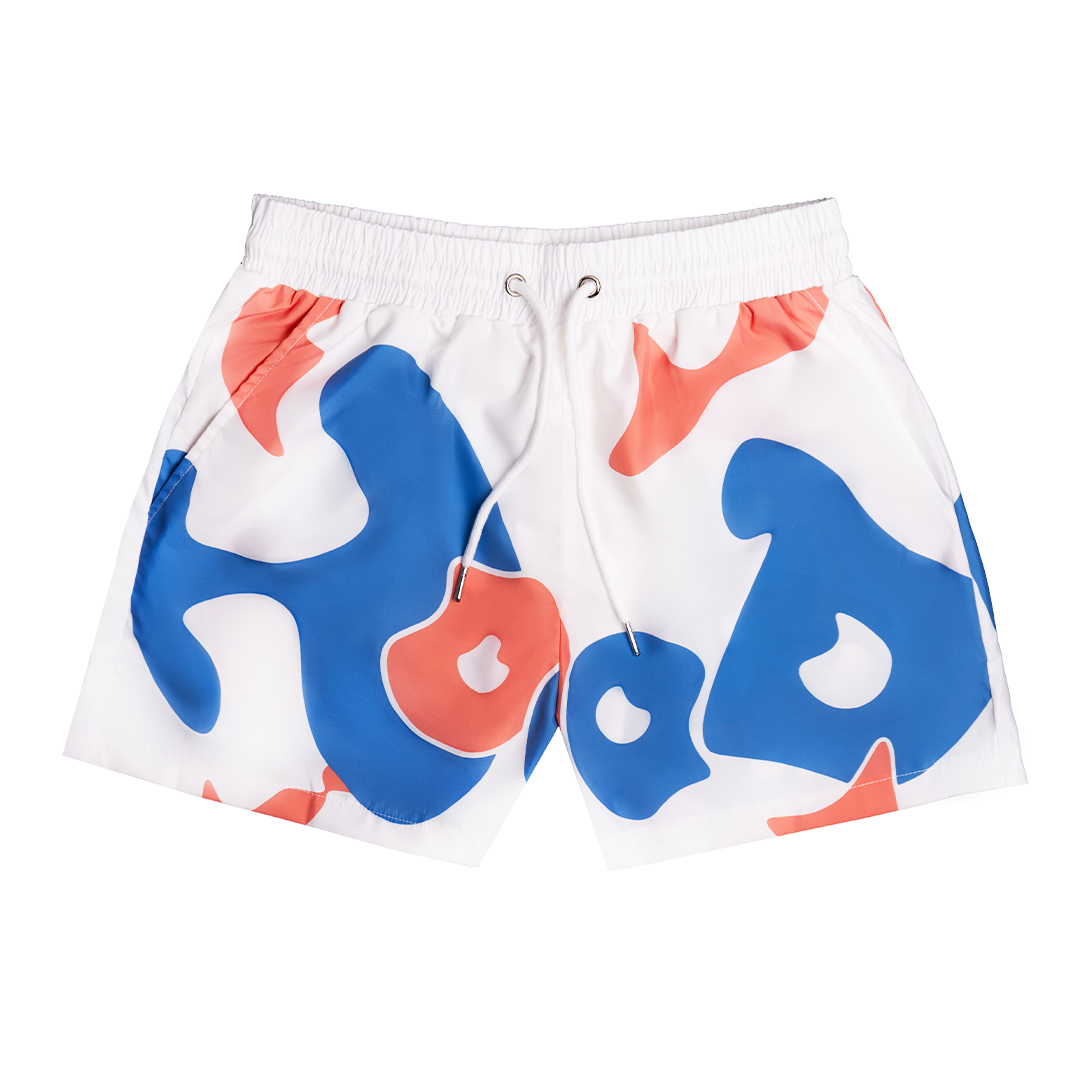 S - Men Swimwear Abstract - Color